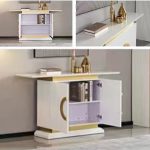 MATILDA 150cm Sintered Stone Console Cabinet-2 Colors - Image 3