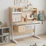 N25P Ergonomic Kids Study Desk-Beech