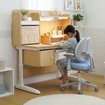 N25P Ergonomic Kids Study Desk-Beech - Image 2