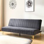 NIKOLA Compact Size 3 Seater Sofa-Grey - Image 2