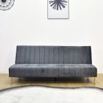 NIKOLA Compact Size 3 Seater Sofa-Grey - Image 5