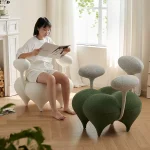 BALLON Designer Lounge Chair-Grey - Image 3