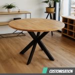 [Customisation] OLSON Solid Wood Round Dining Table