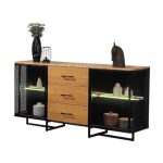PETULIA 160cm Storage Cabinet With Ambient Light - Image 3