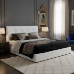 SABRINA White PVC Divan Bed Frame-2 Sizes