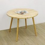 HETTIE Round D75cm Wooden Coffee Table-Natural - Image 4