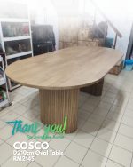 COSCO Solid Wood 180-210cm Dining Table-Natural - Image 4
