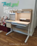 N25P Ergonomic Kids Study Desk-Beech - Image 23