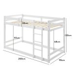 THOMSON Double Decker Bunk Bed-2 Colors - Image 5