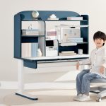 N21S Ergonomic Kids Study Desk-Blue - Image 8