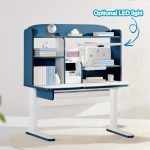 N21S Ergonomic Kids Study Desk-Blue - Image 6