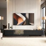 TORRES 190-280cm Extendable TV Cabinet-Black