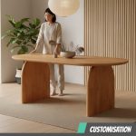 [Customisation] TUNISIA Full Solid Wood Dining Table
