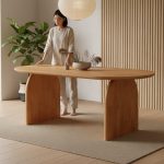 [Customisation] TUNISIA Full Solid Wood Dining Table - Image 4