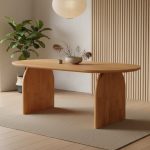 [Customisation] TUNISIA Full Solid Wood Dining Table - Image 2