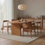 [Customisation] TUNISIA Full Solid Wood Dining Table - Image 5