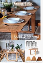 [Customisation] THERESA Full Solid Wood Dining Table - Image 10