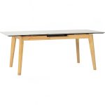 FRANKA 160x+40cm Extension Table-White - Image 5