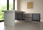 80126-OTGY/KH - Office Table (Grey + Khaki) - Image 4