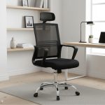 DAISY High Back Swivel Office Chair-Black