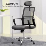 DAISY High Back Swivel Office Chair-Black - Image 5