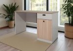 80129-OT - Writing Table (Natural + Beige) - Image 6