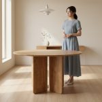 [Customisation] SYLVIA Solid Wood Round Dining Table - Image 3