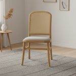 KRISTA Wooden Dining Chair-2 Colors - Image 7