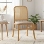 KRISTA Wooden Dining Chair-2 Colors