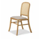 KRISTA Wooden Dining Chair-2 Colors - Image 6
