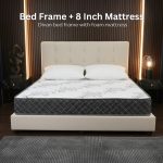 [Package] BEKKER Queen & King Bed With 8 Inch Foam Mattress
