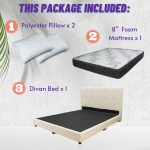 [Package] BEKKER Queen & King Bed With 8 Inch Foam Mattress - Image 2