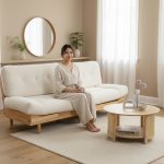 BODHI D80cm Wooden Round Coffee Table-2 Colors - Image 6