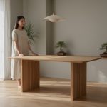 [Customisation] CAITLIN Full Solid Wood Dining Table - Image 4