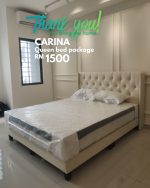 [Package] CARINA Bed With 10 Inch Spring Mattress-2 Sizes - Image 9