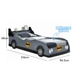 BATMAN Car Single Size Kids Bed-Grey - Image 3