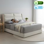 CELESTE Queen & King Size Pet Friendly Divan Bed Frame-Cream
