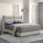 CELESTE Queen & King Size Pet Friendly Divan Bed Frame-Cream - Image 2