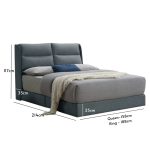 CELESTE Queen & King Size Pet Friendly Divan Bed Frame-Grey - Image 3