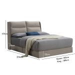CELESTE Queen & King Size Pet Friendly Divan Bed Frame-Sand - Image 4