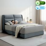 CELESTE Queen & King Size Pet Friendly Divan Bed Frame-Grey