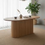 [Customisation] CLARA Oval Full Solid Wood Dining Table - Image 4