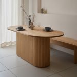 [Customisation] CLARA Oval Full Solid Wood Dining Table - Image 3