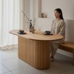 [Customisation] CLARA Oval Full Solid Wood Dining Table - Image 2