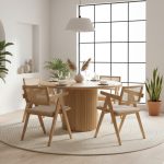 [Customisation] CLARA Solid Wood Round Dining Table - Image 3
