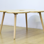 CLOVER Solid Wood Coffee Table-Natural - Image 6