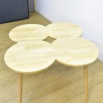 CLOVER Solid Wood Coffee Table-Natural - Image 5