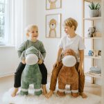 Youthopia DONKEY Kids Plush Stool- 2 Colors - Image 3