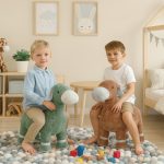 Youthopia DONKEY Kids Plush Stool- 2 Colors - Image 2