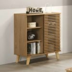 DREAMA 80cm Compact Sideboard-Oak